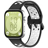 Strap-it® Strap-it Huawei Watch Fit 3 sport bandje (zwart/wit) Strap-it® Strap-it Huawei Watch Fit 3 sport bandje (zwart/wit)