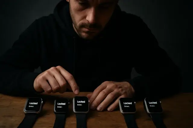 reset zonder iphone apple watch