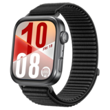 Strap-it® Huawei Watch Fit 4 Pro nylon wave bandje (zwart) Strap-it® Huawei Watch Fit 4 Pro nylon wave bandje (zwart)