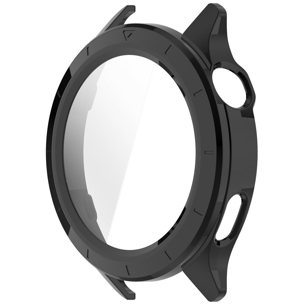 Strap-it® Strap-it Xiaomi Watch S4 hard case met glas (zwart)