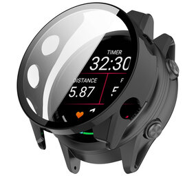 Strap-it® Garmin Forerunner 570 - 47mm hard case met glas (zwart) Strap-it® Garmin Forerunner 570 - 47mm hard case met glas (zwart)