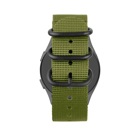Bandz Bandz Suunto Run nylon band met gesp (groen)