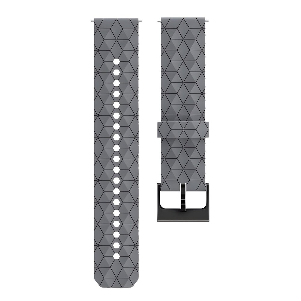 Strap-it® Strap-it Suunto Race (S) silicone hexa band (grijs)
