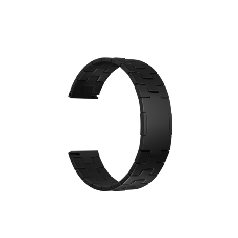 Strap-it® Strap-it Suunto Race (S) titanium grain band (platte sluiting) (grafiet)