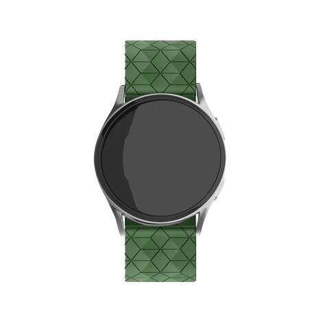 Strap-it® Strap-it Suunto Run silicone hexa band (legergroen)