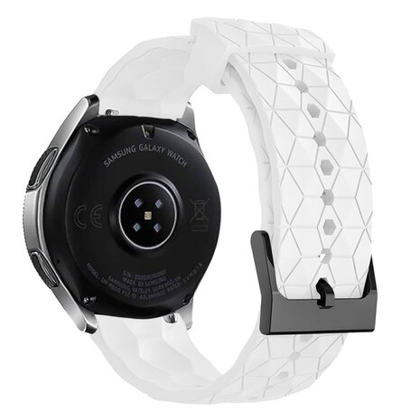 Strap-it® Strap-it Suunto Run silicone hexa band (wit)
