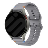 Strap-it® Suunto Run wave siliconen bandje (donkergrijs)