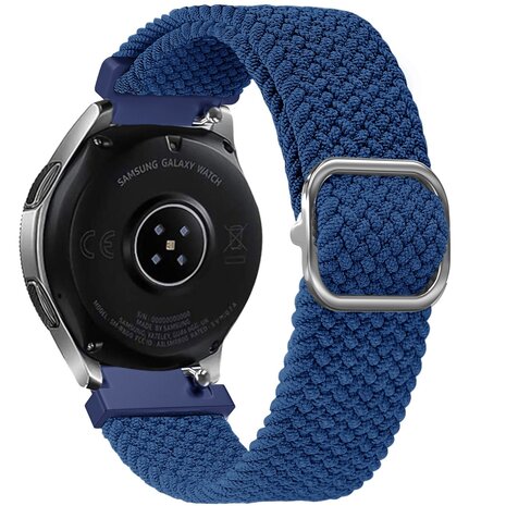 Strap-it® Strap-it Suunto Run verstelbaar geweven bandje (blauw)