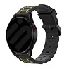 Strap-it® Strap-it Suunto Run sport gesp band (zwart/geel) Strap-it® Strap-it Suunto Run sport gesp band (zwart/geel)