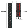 Strap-it® Strap-it Suunto 9 Peak sport gesp band (zwart/rood) Strap-it® Strap-it Suunto 9 Peak sport gesp band (zwart/rood)