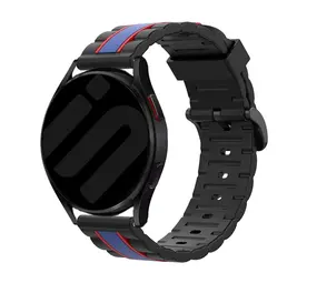 Strap-it® Suunto 9 Peak Special Edition band (zwart/blauw) Strap-it® Suunto 9 Peak Special Edition band (zwart/blauw)