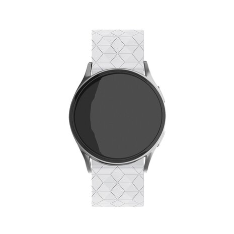 Strap-it® Strap-it Suunto 9 Peak Pro silicone hexa band (wit)