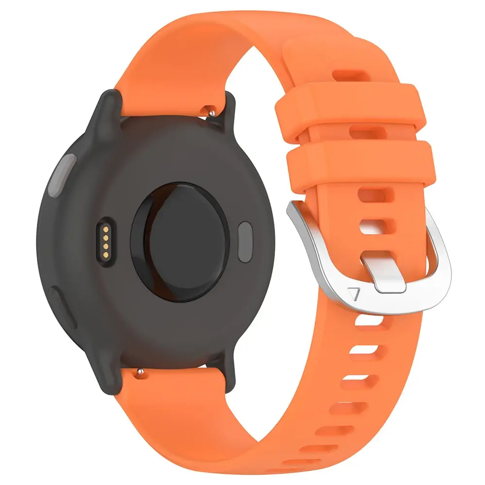 Strap-it® Strap-it Garmin Forerunner 645 siliconen classic bandje (oranje)