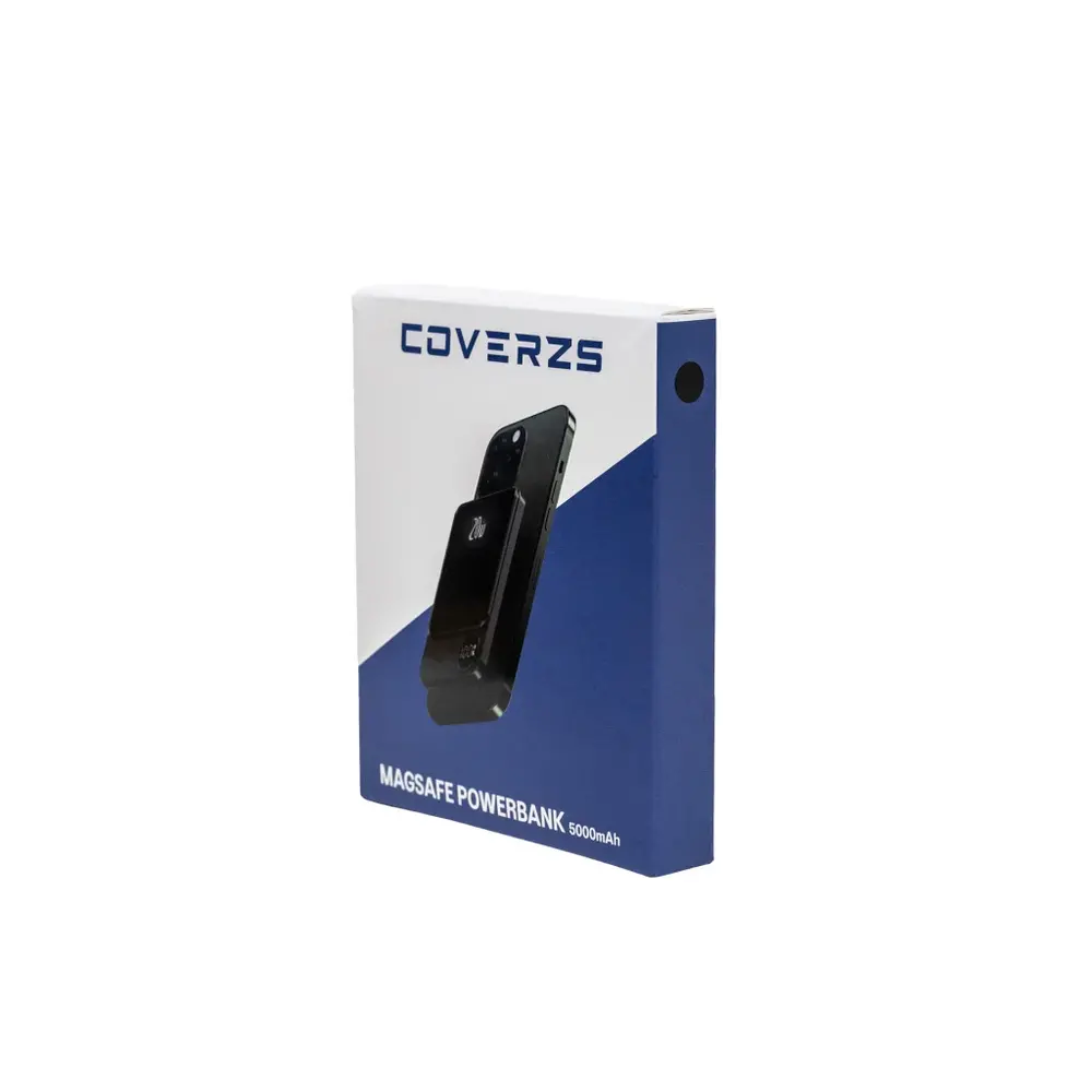 Coverzs 20W MagSafe Solid 5.000 mAh Powerbank (zwart)
