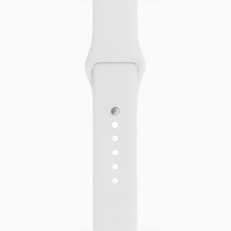 Strap-it® Strap-it Apple Watch silicone band (wit)
