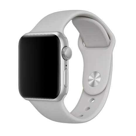 Strap-it® Strap-it Apple Watch silicone band (grijs)