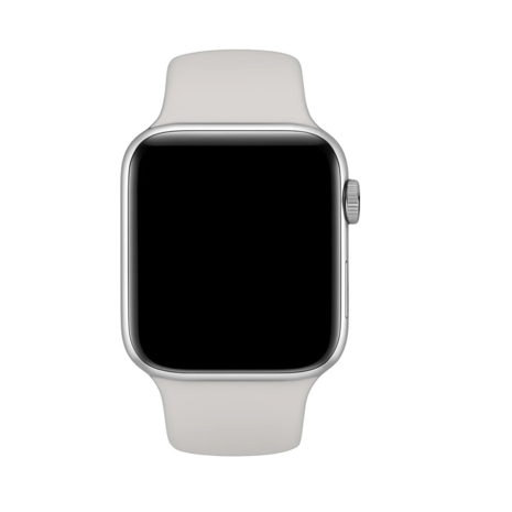 Strap-it® Strap-it Apple Watch silicone band (grijs)