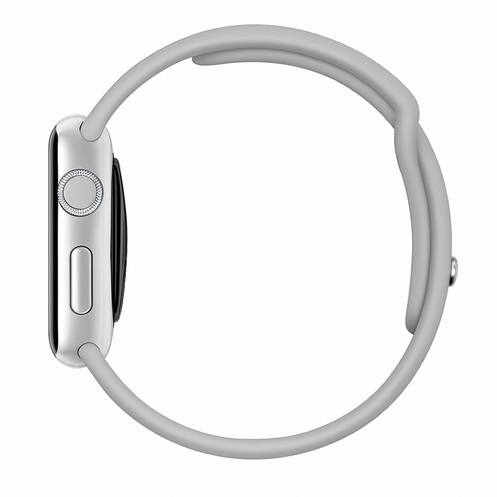 Strap-it® Strap-it Apple Watch silicone band (grijs)