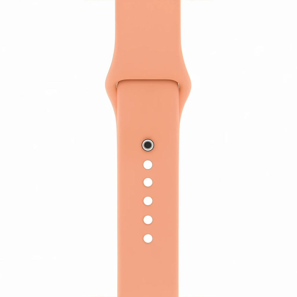 Strap-it® Strap-it Apple Watch silicone band (oranje-roze)