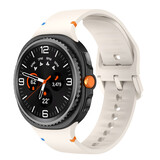 Strap-it® Samsung Galaxy Watch 8 - 40mm siliconen bandje (sterrenlicht)
