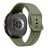 Strap-it® Strap-it Samsung Galaxy Watch 8 - 40mm siliconen bandje (legergroen) Strap-it® Strap-it Samsung Galaxy Watch 8 - 40mm siliconen bandje (legergroen)