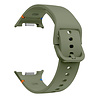 Strap-it® Strap-it Samsung Galaxy Watch 8 - 40mm siliconen bandje (legergroen) Strap-it® Strap-it Samsung Galaxy Watch 8 - 40mm siliconen bandje (legergroen)