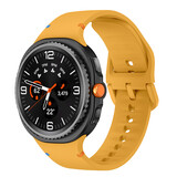 Strap-it® Samsung Galaxy Watch 8 - 40mm siliconen bandje (geel)