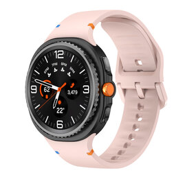 Strap-it® Samsung Galaxy Watch 8 - 40mm siliconen bandje (roze)