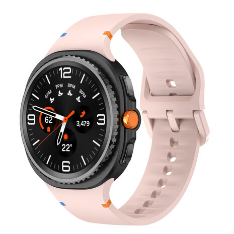 Strap-it® Strap-it Samsung Galaxy Watch 8 - 40mm siliconen bandje (roze)