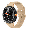 Strap-it® Strap-it Samsung Galaxy Watch 8 - 40mm siliconen bandje (beige) Strap-it® Strap-it Samsung Galaxy Watch 8 - 40mm siliconen bandje (beige)