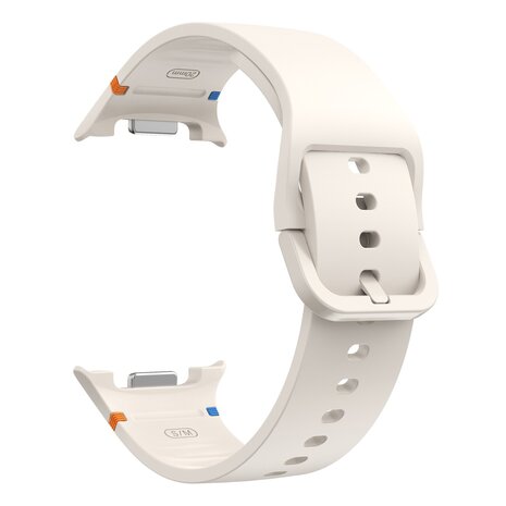 Strap-it® Strap-it Samsung Galaxy Watch 8 - 44mm siliconen bandje (sterrenlicht) Strap-it® Strap-it Samsung Galaxy Watch 8 - 44mm siliconen bandje (sterrenlicht)