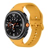 Strap-it® Strap-it Samsung Galaxy Watch 8 - 44mm siliconen bandje (geel) Strap-it® Strap-it Samsung Galaxy Watch 8 - 44mm siliconen bandje (geel)