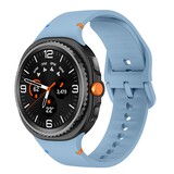 Strap-it® Samsung Galaxy Watch 8 - 44mm siliconen bandje (blauw)