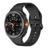 Strap-it® Samsung Galaxy Watch 8 Classic siliconen bandje (zwart)