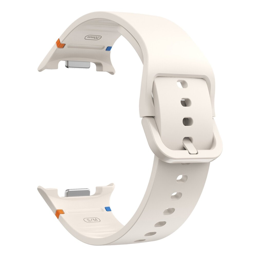 Strap-it® Strap-it Samsung Galaxy Watch 8 Classic siliconen bandje (sterrenlicht) Strap-it® Strap-it Samsung Galaxy Watch 8 Classic siliconen bandje (sterrenlicht)