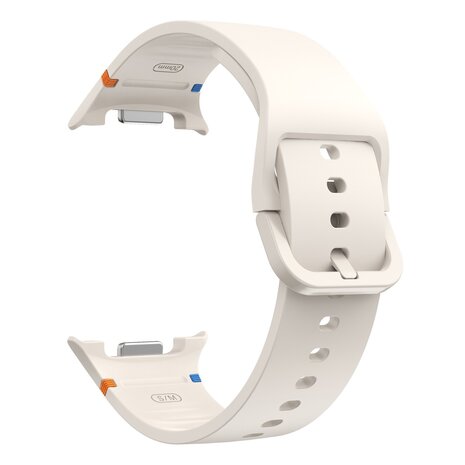 Strap-it® Strap-it Samsung Galaxy Watch 8 Classic siliconen bandje (sterrenlicht) Strap-it® Strap-it Samsung Galaxy Watch 8 Classic siliconen bandje (sterrenlicht)