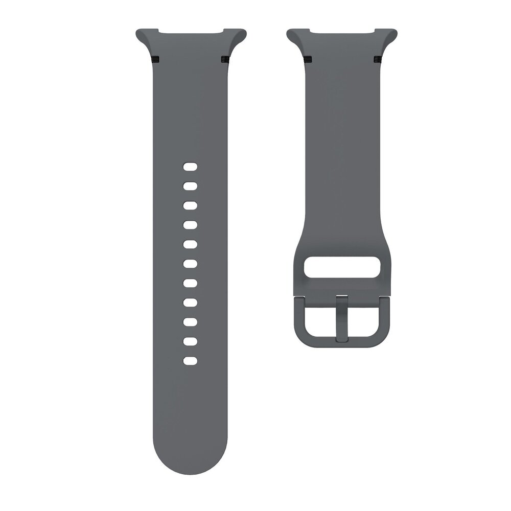 Strap-it® Strap-it Samsung Galaxy Watch 8 Classic siliconen bandje (donkergrijs)