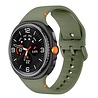 Strap-it® Strap-it Samsung Galaxy Watch 8 Classic siliconen bandje (legergroen) Strap-it® Strap-it Samsung Galaxy Watch 8 Classic siliconen bandje (legergroen)
