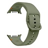 Strap-it® Strap-it Samsung Galaxy Watch 8 Classic siliconen bandje (legergroen) Strap-it® Strap-it Samsung Galaxy Watch 8 Classic siliconen bandje (legergroen)