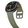 Strap-it® Strap-it Samsung Galaxy Watch 8 Classic siliconen bandje (legergroen) Strap-it® Strap-it Samsung Galaxy Watch 8 Classic siliconen bandje (legergroen)