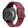 Strap-it® Strap-it Samsung Galaxy Watch 8 Classic siliconen bandje (wijnrood( Strap-it® Strap-it Samsung Galaxy Watch 8 Classic siliconen bandje (wijnrood(