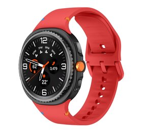 Strap-it® Samsung Galaxy Watch 8 Classic siliconen bandje (rood)