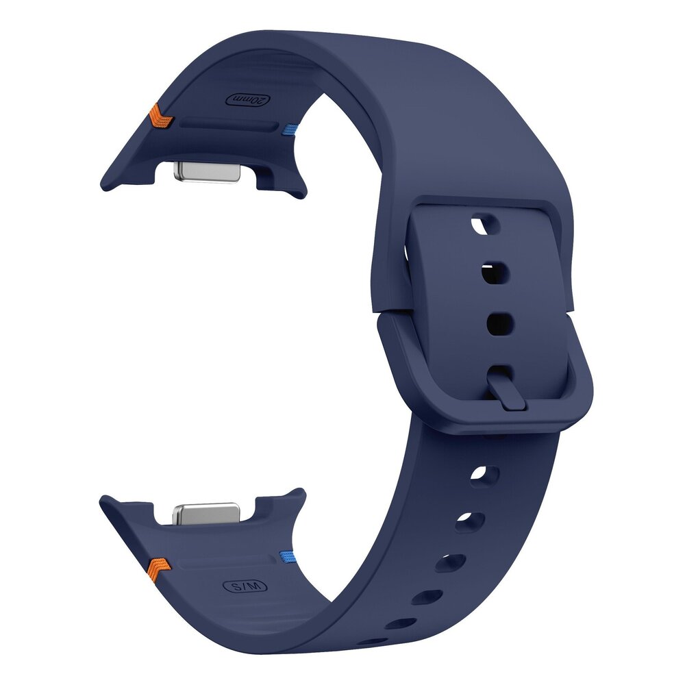 Strap-it® Strap-it Samsung Galaxy Watch 8 Classic siliconen bandje (donkerblauw)