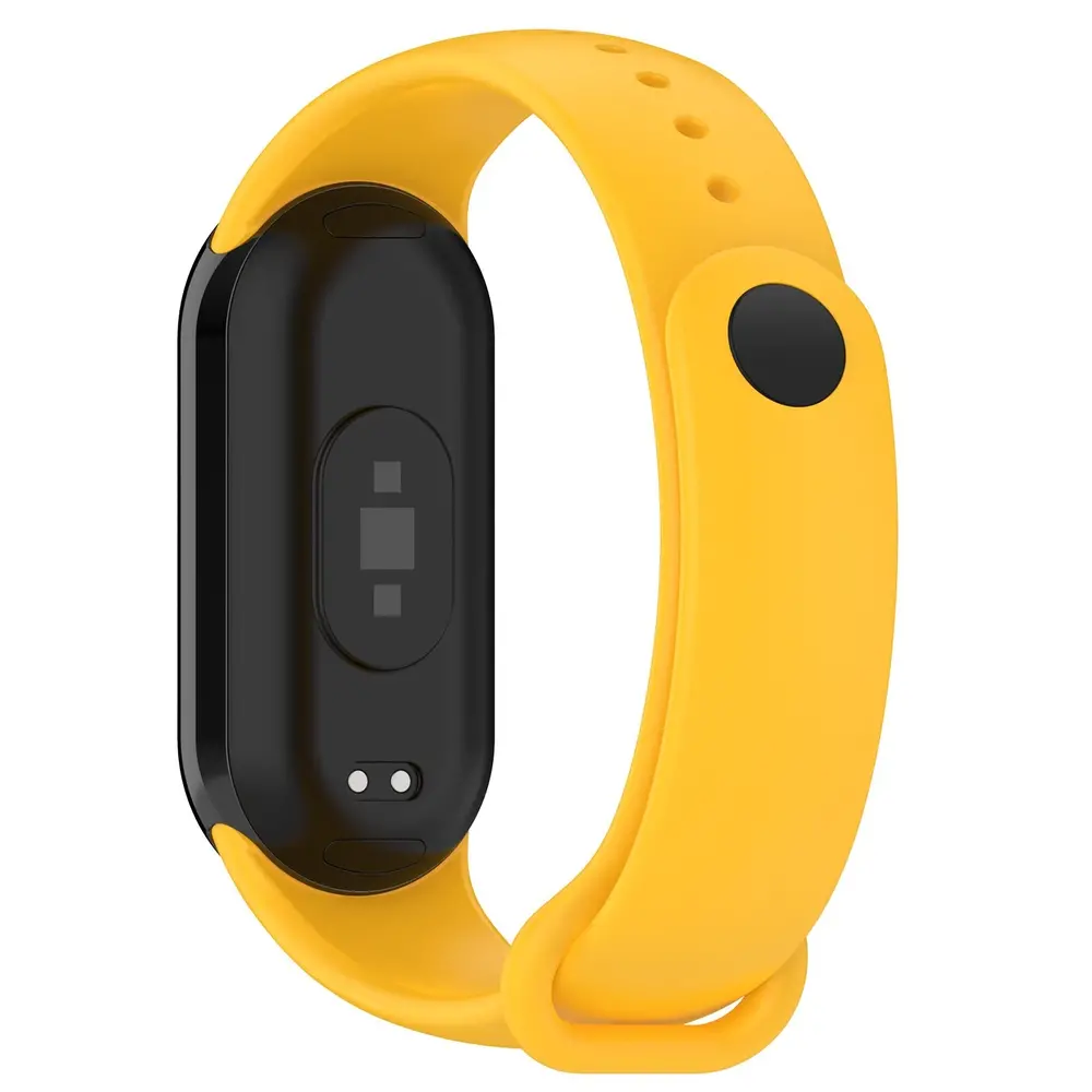 Strap-it® Strap-it Xiaomi Smart Band 8 siliconen bandje (geel)