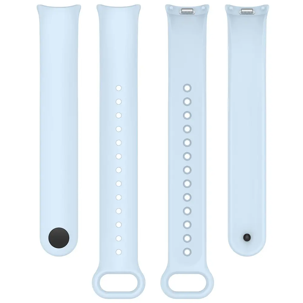 Strap-it® Strap-it Xiaomi Smart Band 8 siliconen bandje (lichtblauw)