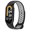 Strap-it® Strap-it Xiaomi Smart Band 8 sport bandje (zwart/grijs) Strap-it® Strap-it Xiaomi Smart Band 8 sport bandje (zwart/grijs)