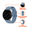Strap-it® Strap-it Samsung Galaxy Watch 4 40mm Wave bandje (grijsblauw) Strap-it® Strap-it Samsung Galaxy Watch 4 40mm Wave bandje (grijsblauw)