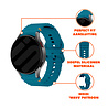 Strap-it® Strap-it Samsung Galaxy Watch 4 Classic 42mm Wave bandje (groenblauw) Strap-it® Strap-it Samsung Galaxy Watch 4 Classic 42mm Wave bandje (groenblauw)
