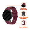 Strap-it® Strap-it Samsung Galaxy Watch 6 40mm Wave bandje (wijnrood) Strap-it® Strap-it Samsung Galaxy Watch 6 40mm Wave bandje (wijnrood)