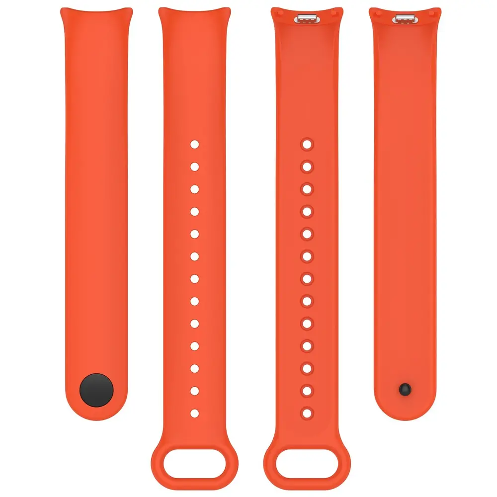 Strap-it® Strap-it Xiaomi Smart Band 9 siliconen bandje (oranje)